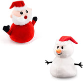 Christmas Santa Claus Double Side Stuffed Plushie Soft Doll